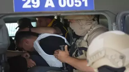 Gümüşhane'de eşini odunla öldüren firari koca tutuklandı