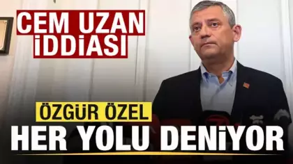 Gündem olan iddia! Özgür Özel her yolu deniyor! Bu kez de Cem Uzan'ın kapısını çaldı