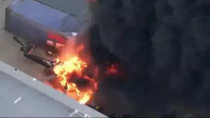 Haber takibi yapan helikopter düştü: 3 ölü!