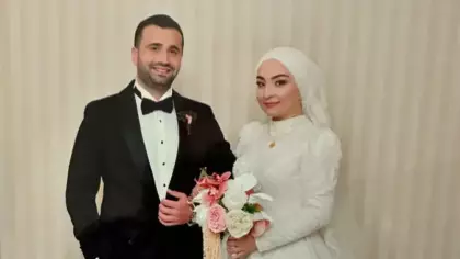 Haber7'nin mutlu günü! Ebrar ve İbrahim dünyaevine girdi