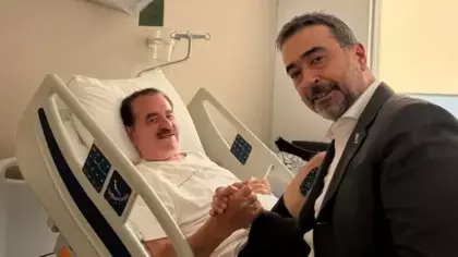 Hakan Han Özcan'dan İbrahim Tatlıses'e geçmiş olsun ziyareti
