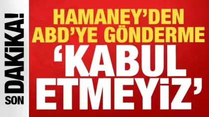 Hamaney'den ABD açıklaması: Kabul etmeyiz!