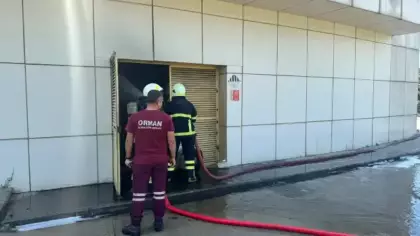 Hastane morgunda yangın paniği!