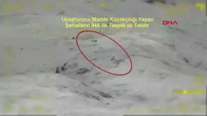 Havadan JİHA takip etti, karadan jandarma bastı: 253 kilo esrar yakalandı!