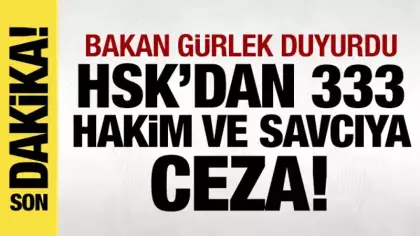 HSK 84 hakim ve savcıyı meslekten çıkardı! Bakan Gürlek duyurdu!
