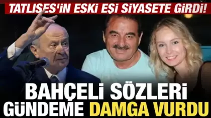 İbrahim Tatlıses'in eski eşi Ayşegül Yıldız siyasete girdi! Dikkat çeken Bahçeli sözleri