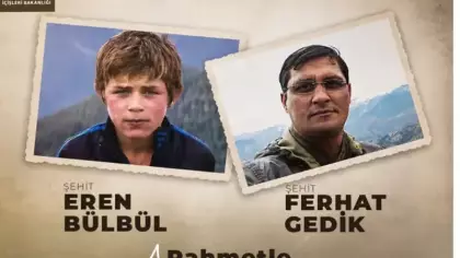 İçişleri Bakanlığı: İyi ki varsın Eren, iyi ki varsın Ferhat Astsubay