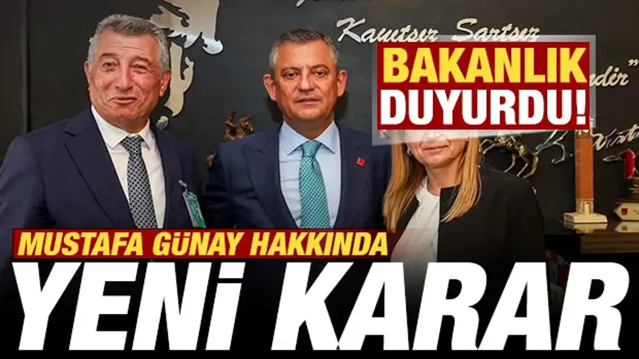 İçişleri Bakanlığı'ndan son dakika Mustafa Günay kararı: Görevden uzaklaştırıldı
