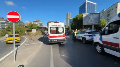 İETT otobüsü kaza yaptı! Yaralılar var