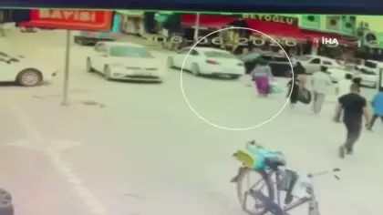 Iğdır'da otomobil, 6 yaşındaki çocuğa çarptı: Kaza anı ortaya çıktı