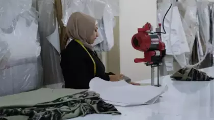İHH'nın Suriye'deki terzilik atölyesinde 32 kadın istihdam ediliyor