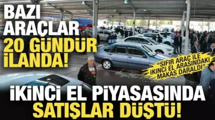 İkinci el satışlar düştü! Bazı arabalar 20 gündür ilanda