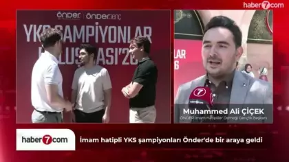 İmam hatipli YKS şampiyonları Önder'de buluştu