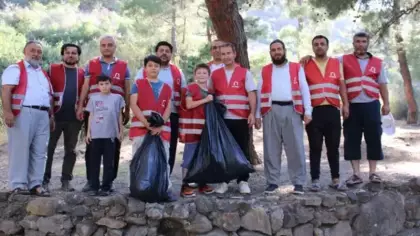 İmam hatiplilerden orman temizliği seferberliği