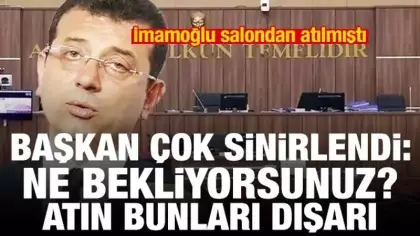 İmamoğlu salondan atılmıştı! Başkan sinirlendi: Ne bekliyorsunuz? Atın bunları dışarı