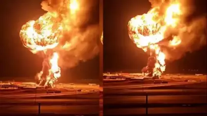 Irak'ta bir yakıt tesisinde çıkan yangında 30 kişi yaralandı