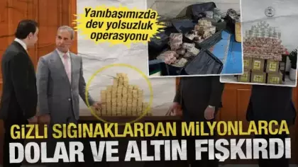 Irak'ta dev yolsuzluk operasyonu: Gizli sığınaklardan milyonlarca dolar ve altın fışkırdı