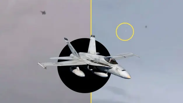 İran'ın ABD'ye ait F-18 savaş uçağını vurduğu anlar