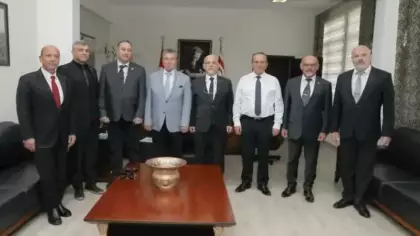 İŞAD’dan Başbakan Ünal Üstel’e Kıbrıs Teknoloji Üssü ziyareti