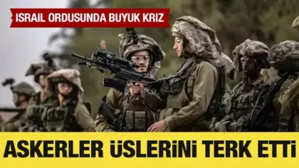 İsrail ordusunda kriz: Askerler bulundukları üssü terk etti