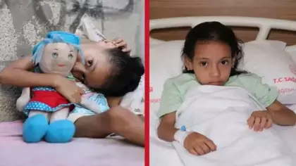 İsrail saldırılarında yaralanan Filistinli Sıla Türkiye'de tedavi altına alındı