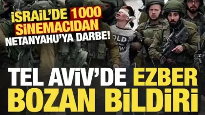 İsrail’de 'Gazze' çatlağı büyüyor! 1000 sinemacıdan ortak bildiri...