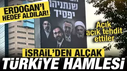 İsrail'den alçak seçim hamlesi! Tel Aviv sokaklarına astılar: Başkan Erdoğan hedef alındı