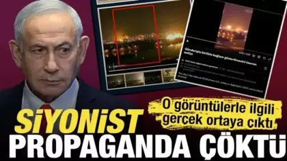 İsrail'in savaş propagandasından Bağdat görüntüleri çıktı