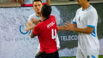 İsrailli futbolcu attığı gol sonrası sahayı karıştırdı! Futbolcular birbirine girdi
