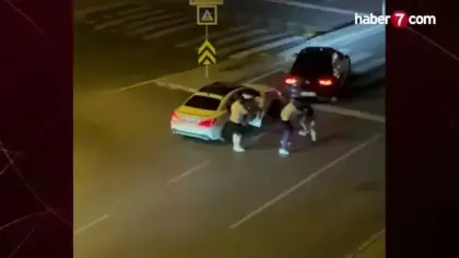 İstanbul Başakşehir'de trafik terörü: Bir sürücü dakikalarca yerde darbedildi
