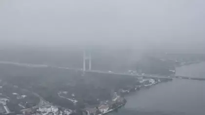 İstanbul Boğazı'nı yoğun sis kapladı