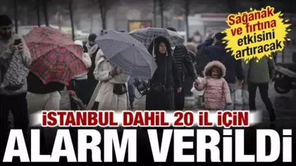 İstanbul, İzmir, Bursa... Meteoroloji'den 20 il için sarı alarm! Çok kuvvetli geliyor