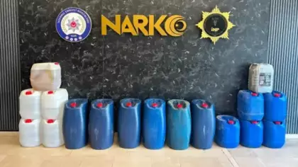 İstanbul'da 519 kilo sıvı metamfetamin ele geçirildi