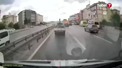 İstanbul'da ambulansa yol vermeyen sürücü yakalandı