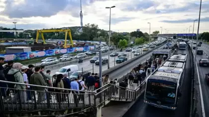 İstanbul’da trafik yoğunluğu
