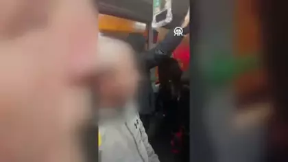 İstanbul'daki otobüsteki atışma biber gazı ile son buldu