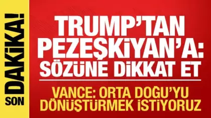 İsviçre'de gergin müzakere! Trump'tan Pezeşkiyan'a: Sözlerine dikkat et