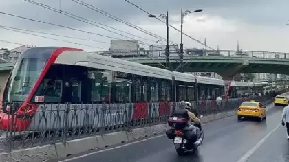 Kabataş-Bağcılar Tramvay Hattı'nda arıza! Seferler iptal edildi