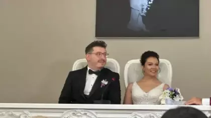 Kanal 7'nin mutlu günü: Melike & Mert çifti dünyaevine girdi