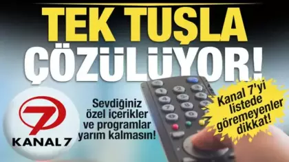 Kanal 7’yi kesintisiz izlemek için frekansınızı kontrol edin