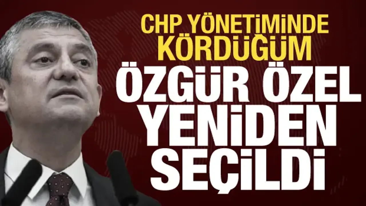 Kapalı toplantıda karar çıktı: Özgür Özel yeniden seçildi