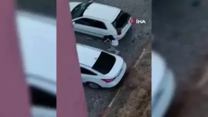 Karabük'te öfke patlaması: Demir çubukla otomobilin camlarını tuzla buz etti