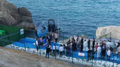 Karadeniz’in hırçın dalgaları Arnavutköy’de enerjiye dönüştü