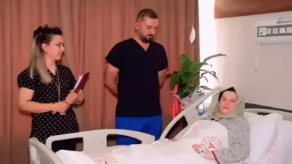 Karın ağrısı ve şişkinlik şikayetiyle hastaneye gitti! Vücudundan dev miyom çıkartıldı