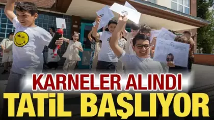 Karneler alındı, son ders zili çaldı! 18 milyon öğrenci için tatil zamanı