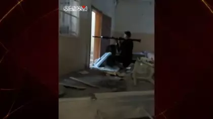 Kassam Tugayları'ndan sıcak çatışma görüntüsü: İsrail tankı böyle imha edildi!