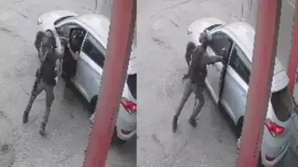 Katil İsrail polisi Kudüs'te Filistinlilerin içinde bulunduğu aracın içine bomba atıp kapıları kapattı