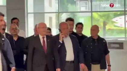 Kemal Kılıçdaroğlu, Deniz Göktaş'a destek vermek için Çağlayan Adliyesi'nde