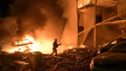 Kiev'de askeri sanayi tesisi vuruldu