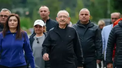 Kılıçdaroğlu, Abant’ta sabah yürüyüşü yaptı